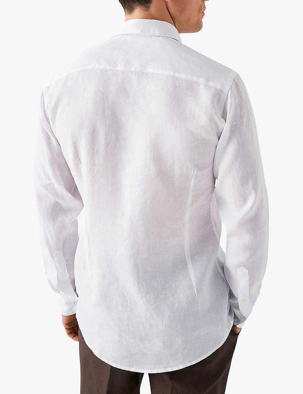 ETON Casual Spread-collar Linen Shirt - Image 4