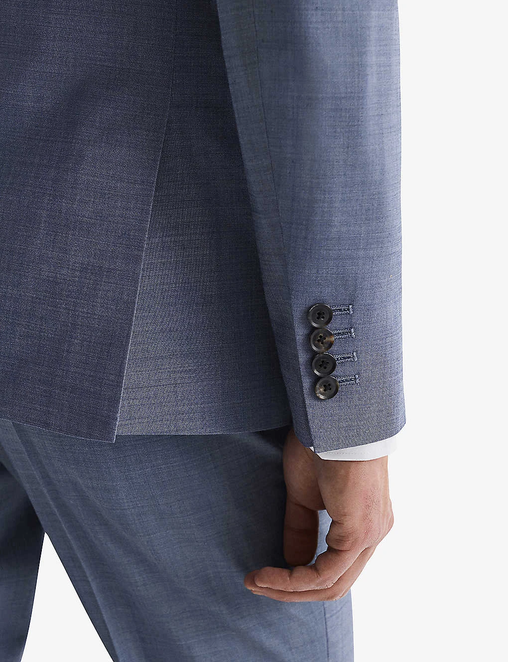 Reiss Wish Slim-fit Stretch Wool-blend Blazer - Image 6