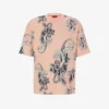 Hugo Paisley-print Oversized Cotton T-shirt