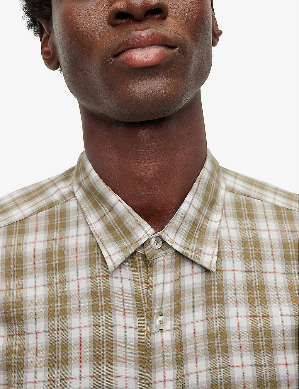 Boss Checked Regular-fit Stretch-woven Shirt - Image 5