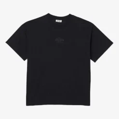 Sandro Rubber-logo Relaxed-fit Cotton T-shirt