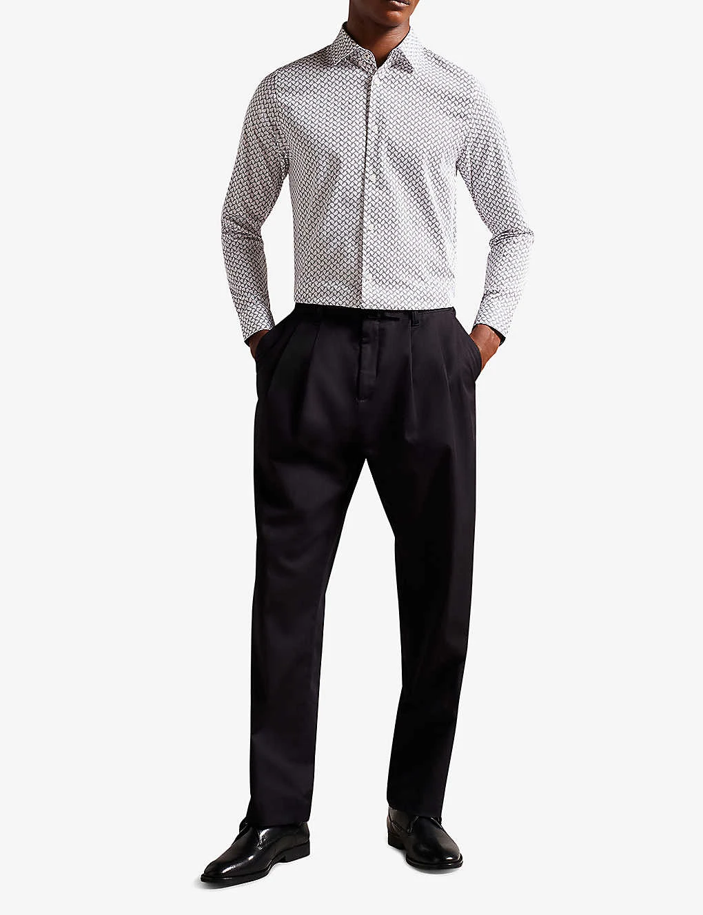 Ted Baker Willuw Slim-fit Stretch-cotton Shirt - Image 2