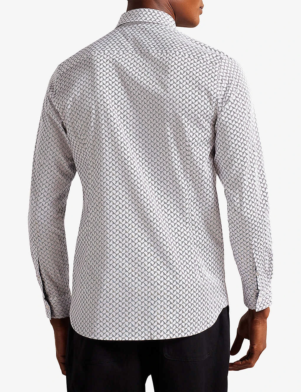 Ted Baker Willuw Slim-fit Stretch-cotton Shirt - Image 4