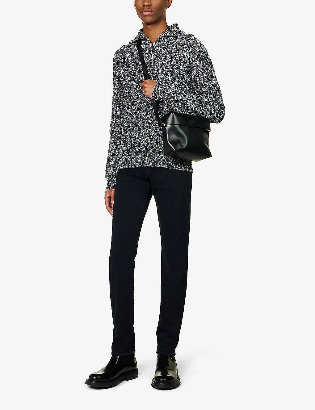 CITIZENS OF HUMANITY Adler Brand-patch Regular-fit Tapered-leg Stretch-woven Trousers - Image 2