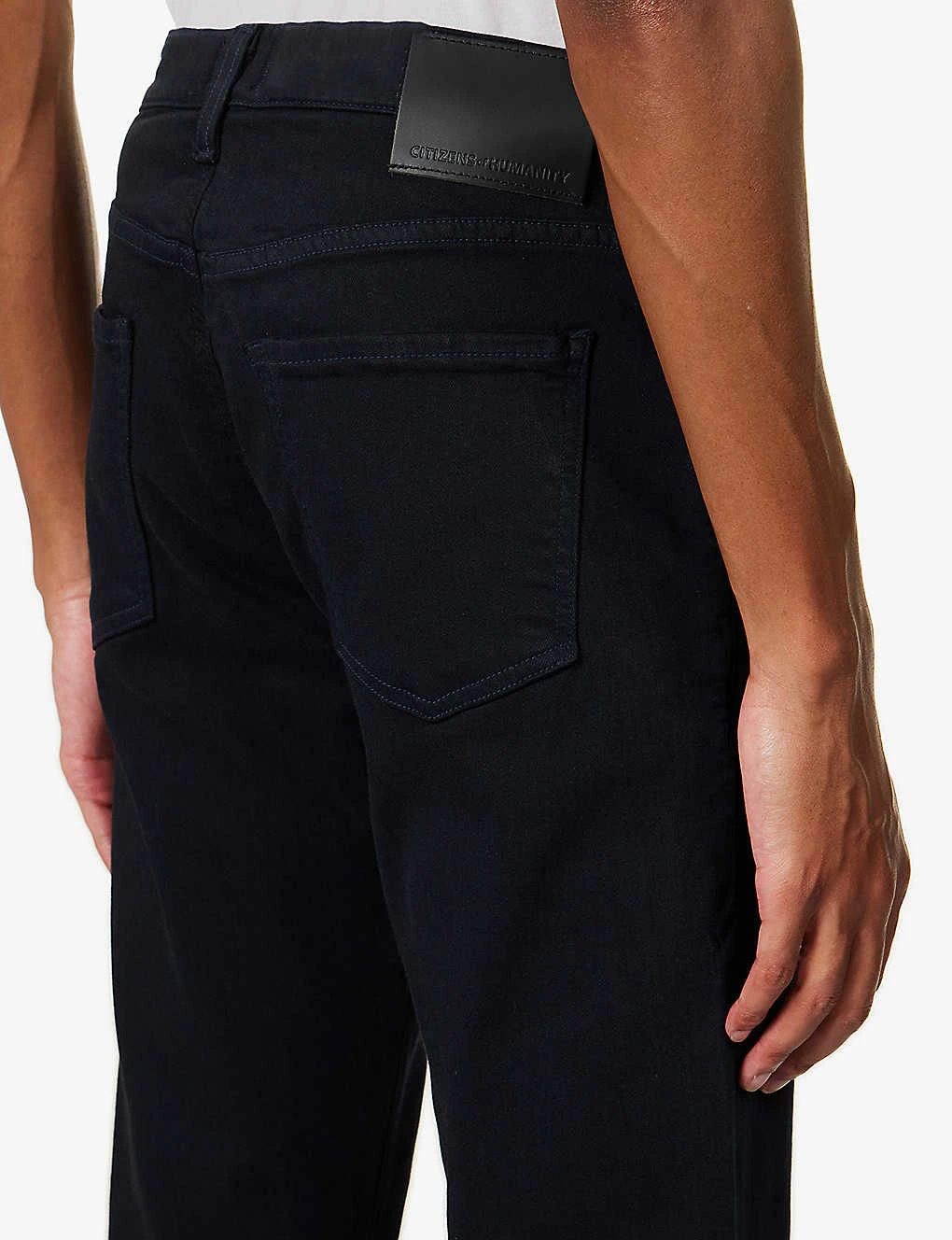 CITIZENS OF HUMANITY Adler Brand-patch Regular-fit Tapered-leg Stretch-woven Trousers - Image 6