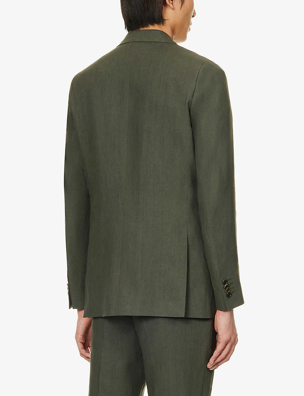 PAUL SMITH Single-breasted Regular-fit Linen Suit - Image 4