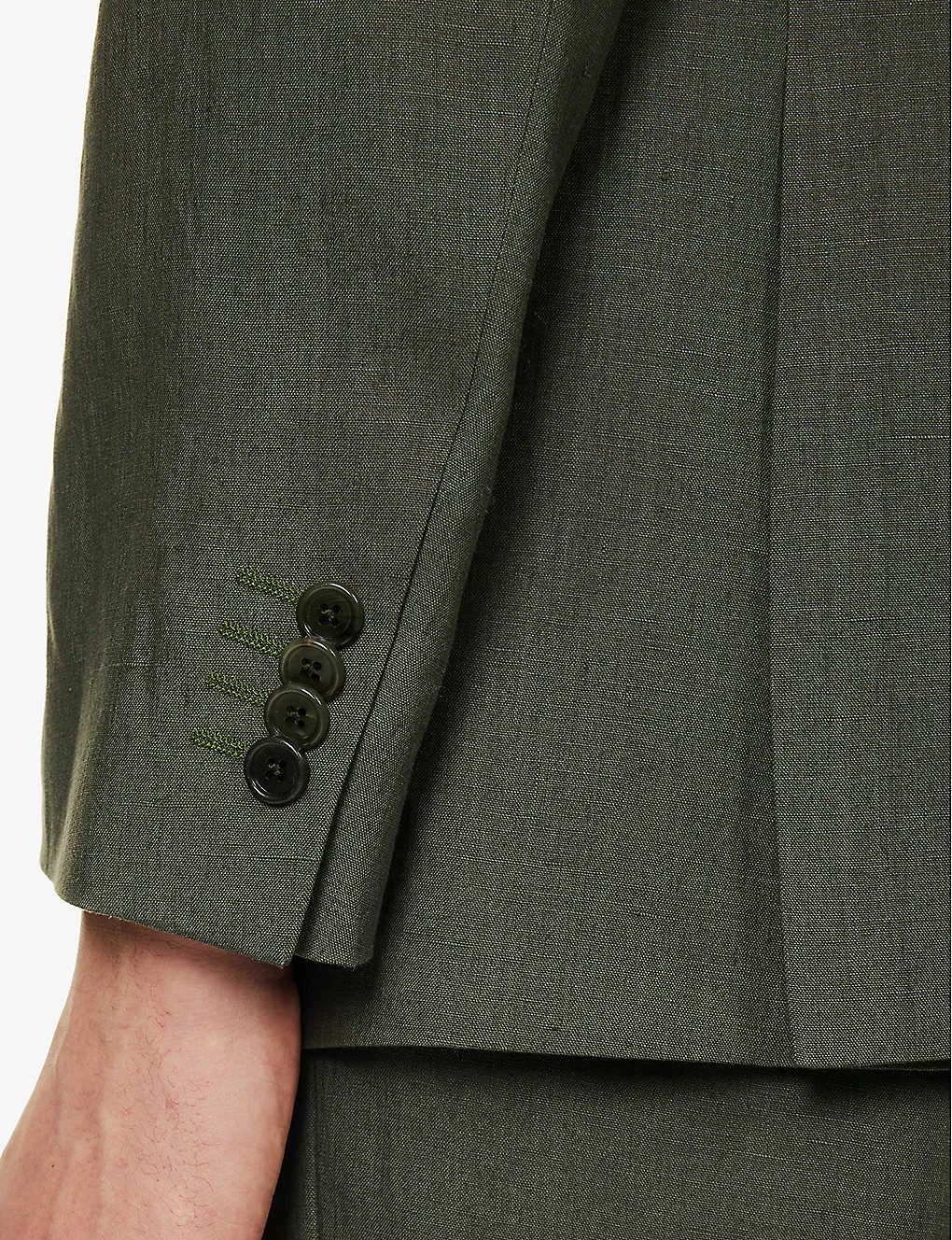 PAUL SMITH Single-breasted Regular-fit Linen Suit - Image 6