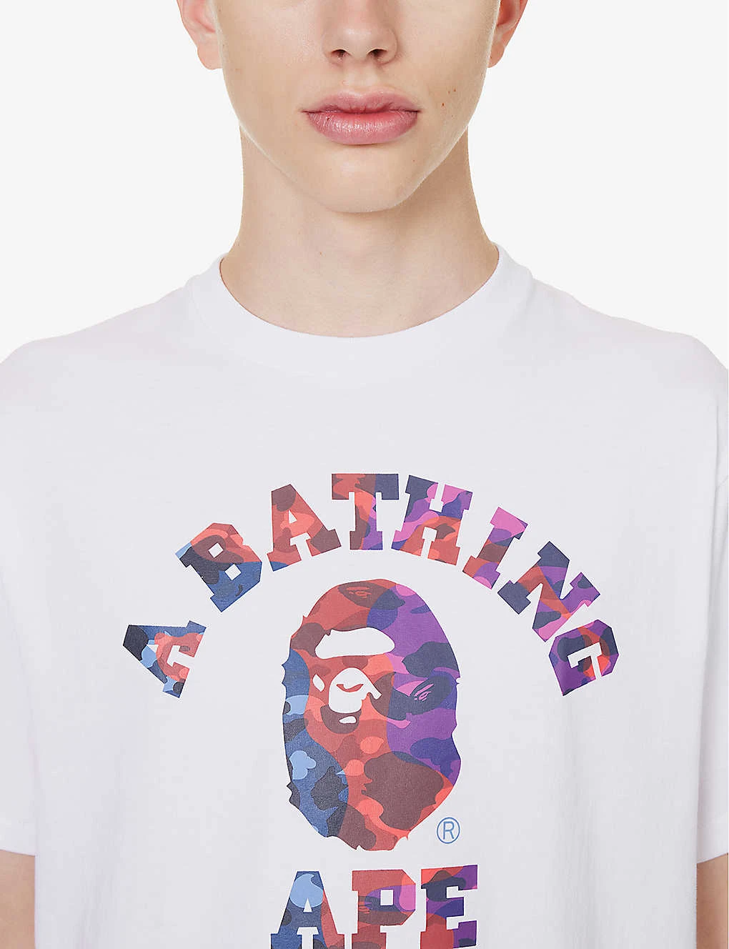 Crazy College Camouflage-print Cotton-jersey T-shirt - Image 5