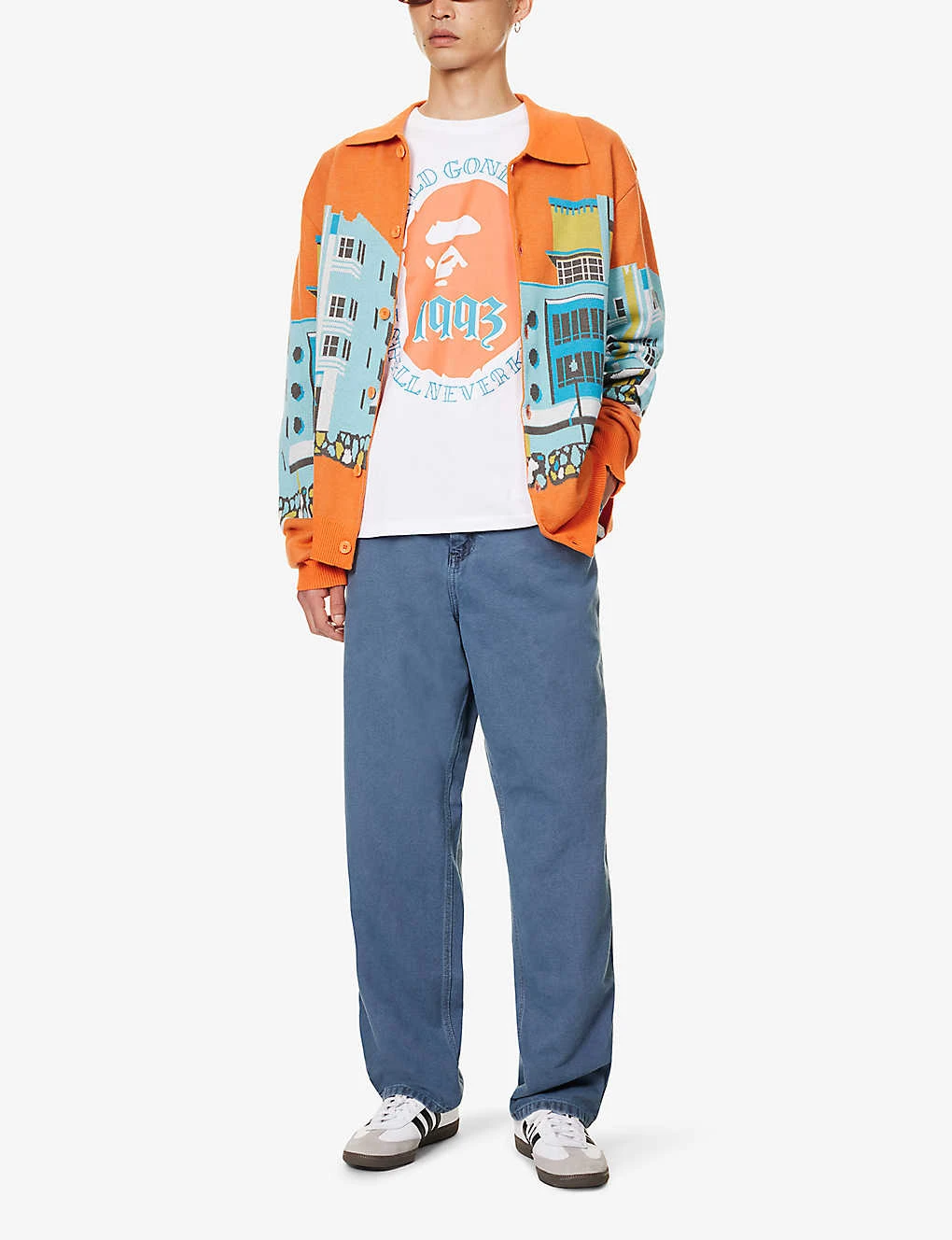 Ape Head 1993 Logo-print Cotton-jersey T-shirt - Image 2