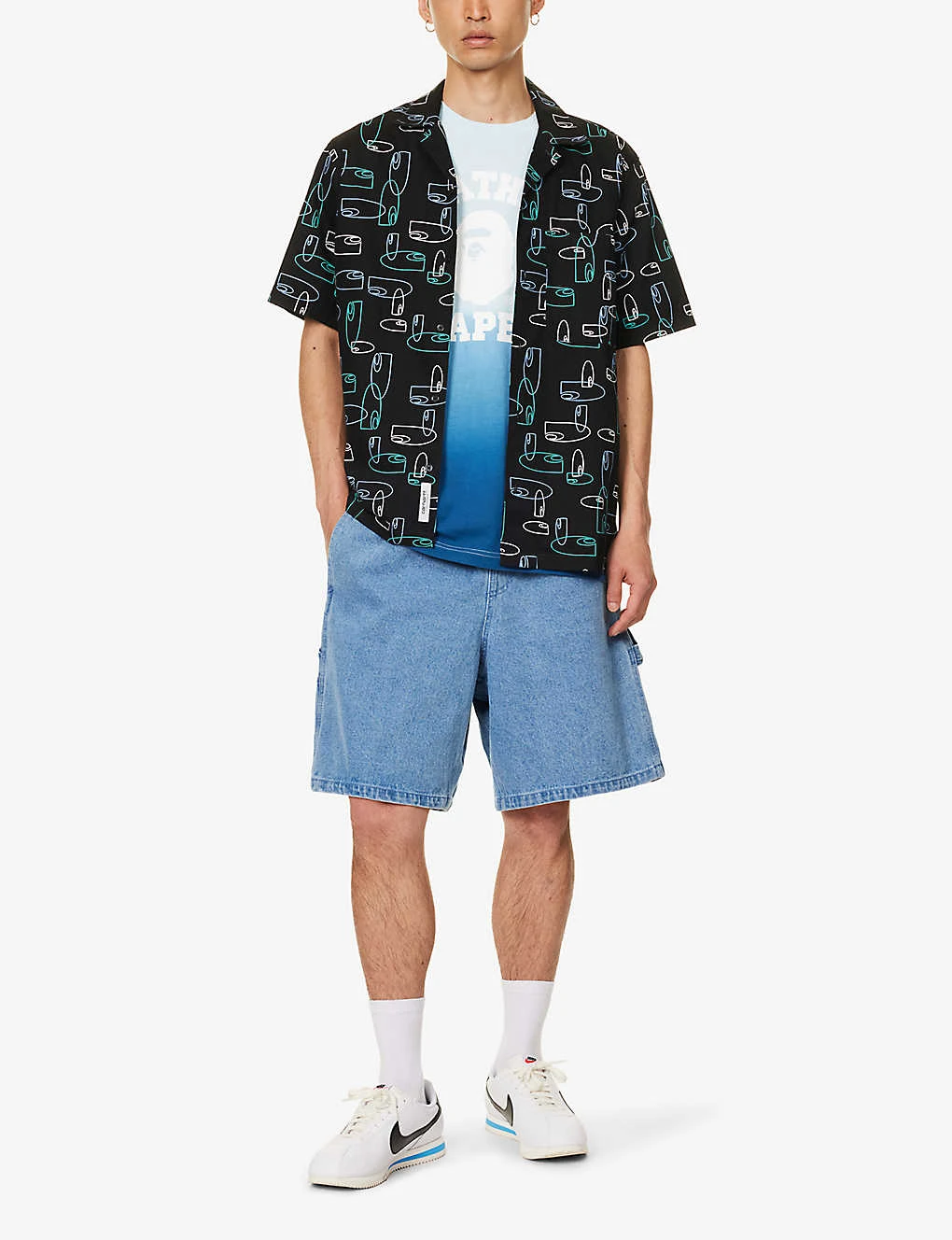 College Logo-print Cotton-jersey T-shirt - Image 2