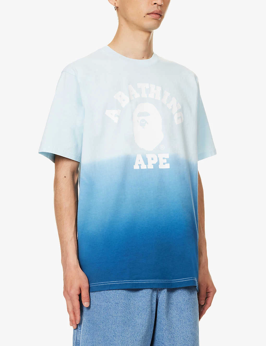 College Logo-print Cotton-jersey T-shirt - Image 3