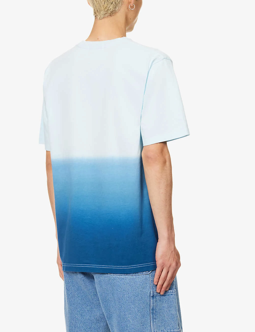 College Logo-print Cotton-jersey T-shirt - Image 4