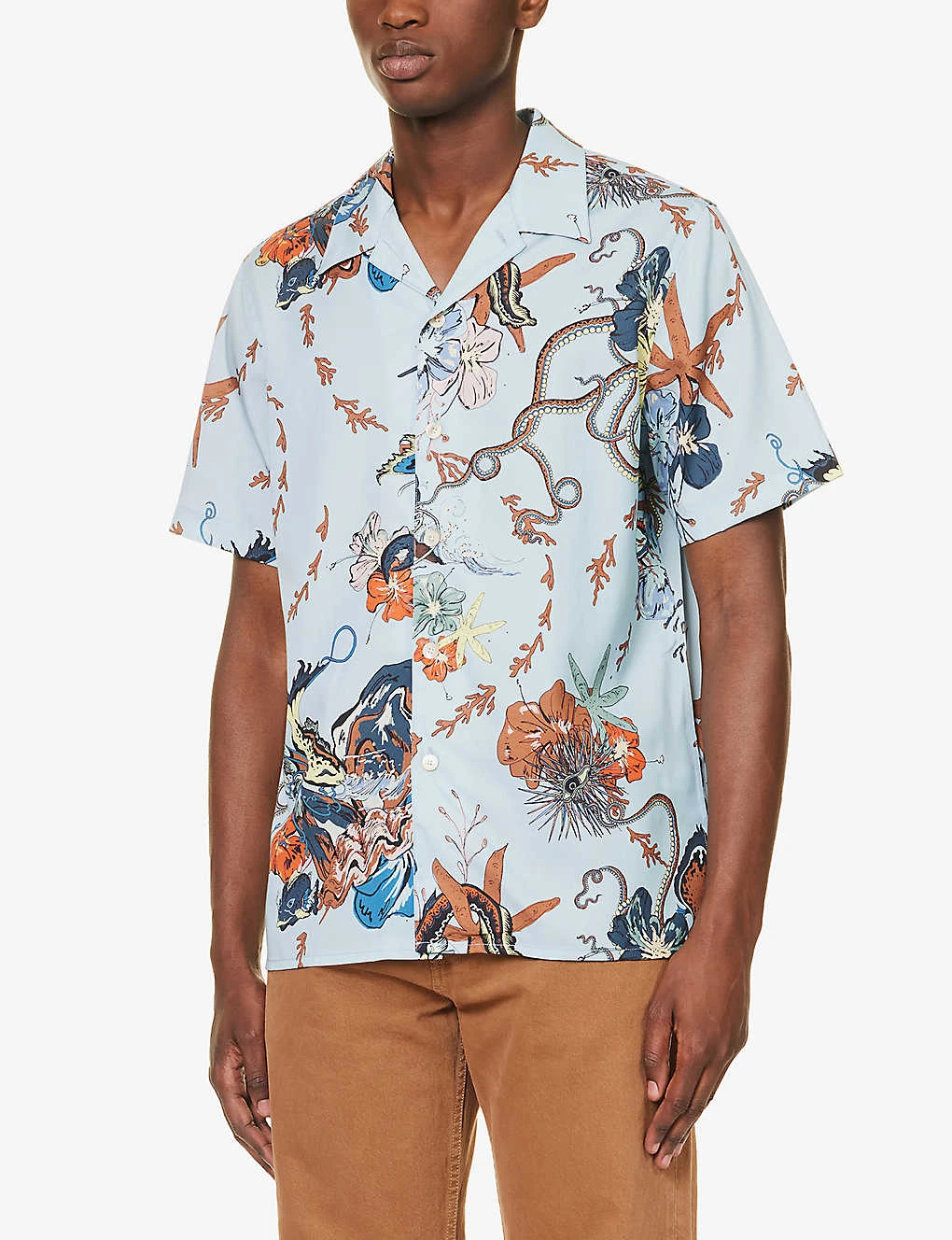 Vacay Graphic-print Relaxed-fit Woven Shirt - Image 3