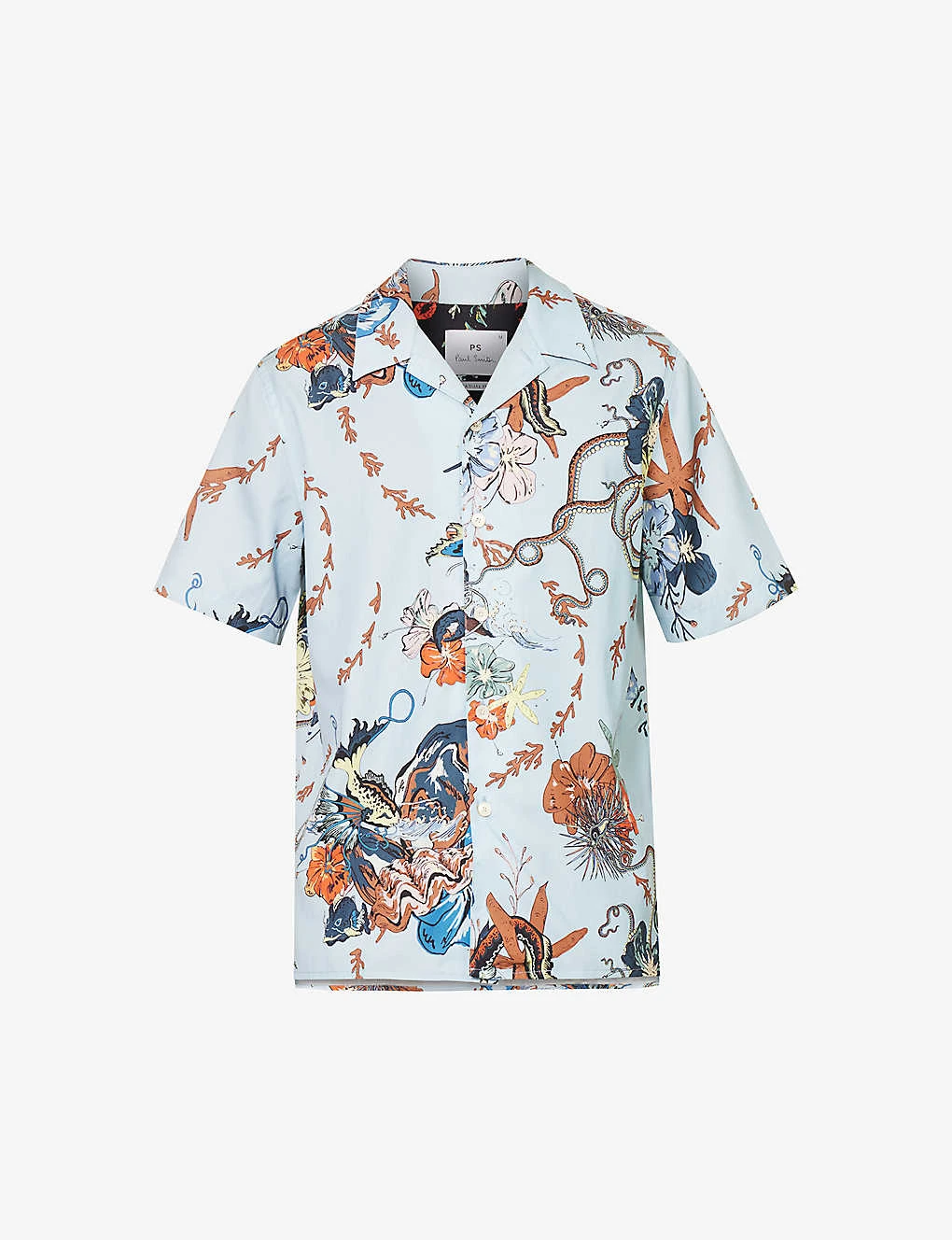 Vacay Graphic-print Relaxed-fit Woven Shirt