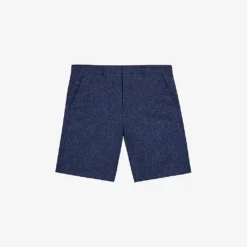 Ted Baker Regular-fit Mid-rise Stretch-cotton Shorts