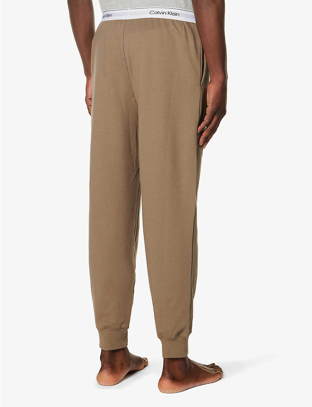 Calvin Klein Logo-band Stretch-cotton And Recycled-polyester Blend Jogging Bottoms - Image 4