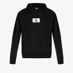 Calvin Klein Logo-print Relaxed-fit Cotton-jersey Hoody