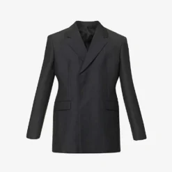 Prada Single-breasted Notched-lapel Wool-blend Jacket