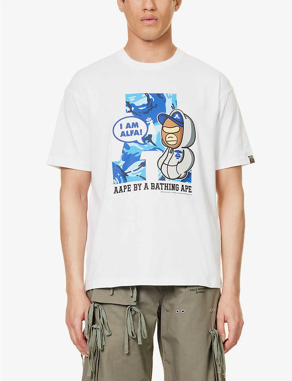 Varsity Graphic-print Cotton-jersey T-shirt - Image 3