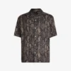 AllSaints Rattle Short Sleeve Woven Shirt