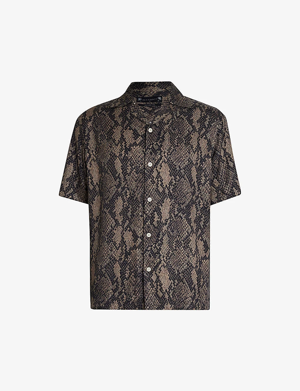 AllSaints Rattle Short Sleeve Woven Shirt