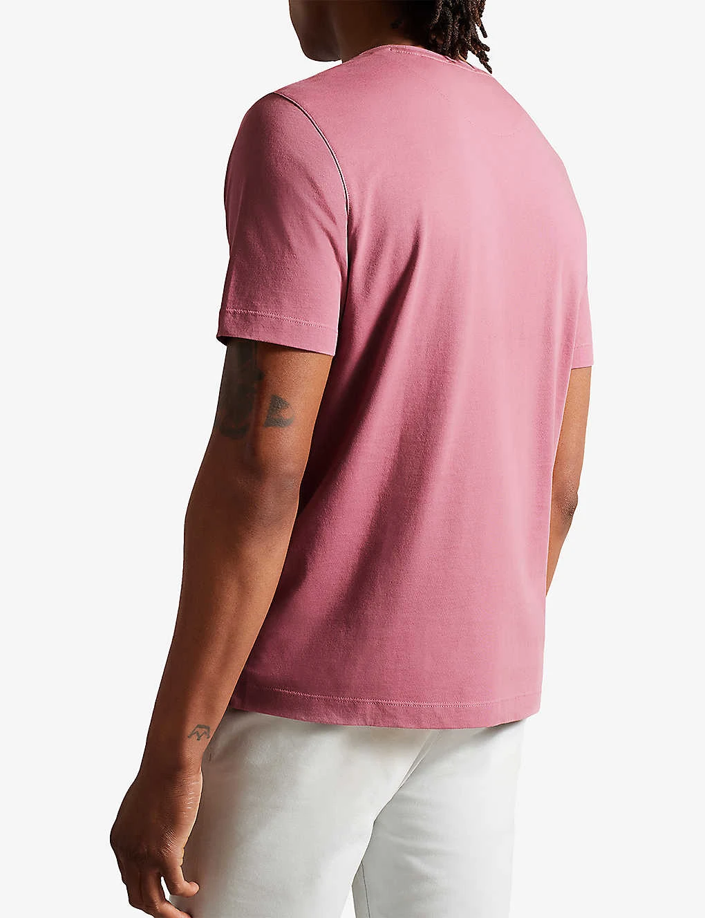 Ted Baker Tywinn Regular-fit Short-sleeve Cotton T-shirt - Image 4