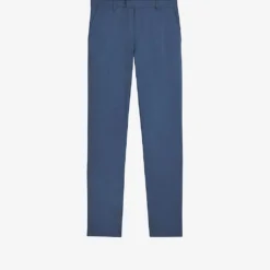 Ted Baker Portmay Irvine-shape Dogtooth-pattern Cotton Trousers