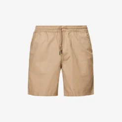 Patagonia Volley Brand-patch Drawstring Organic-cotton And Hemp-blend Shorts