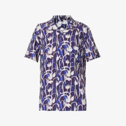 Arrels Barcelona X Cecilia Carlstedt Graphic-print Relaxed-fit Woven Shirt