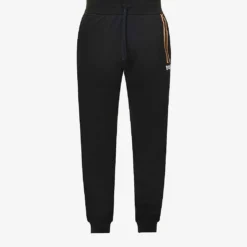 Boss Authentic Logo-print Tapered-leg Cotton-jersey Jogging Bottoms