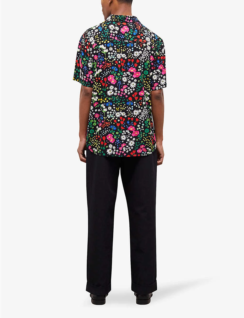 THE KOOPLES Floral-print Relaxed-fit Woven Shirt - Image 4