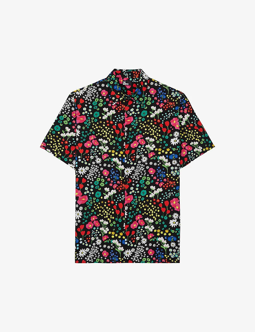 THE KOOPLES Floral-print Relaxed-fit Woven Shirt
