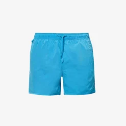 Zipped-pocket Elasticated-waistband Swim Shorts