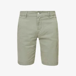 7 For All Mankind Perfect Regular-fit Stretch-cotton Chino Shorts