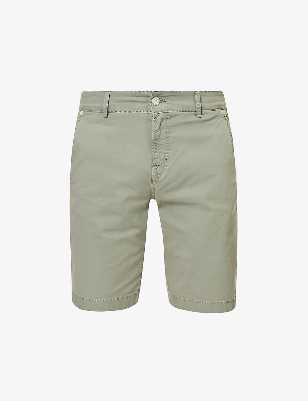 7 For All Mankind Perfect Regular-fit Stretch-cotton Chino Shorts