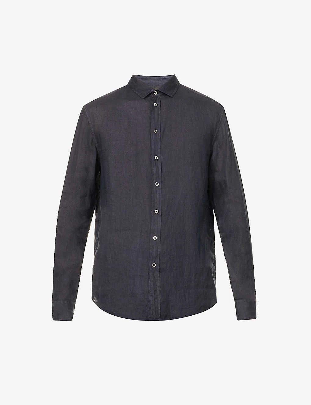 Emporio Armani Regular-fit Linen Shirt
