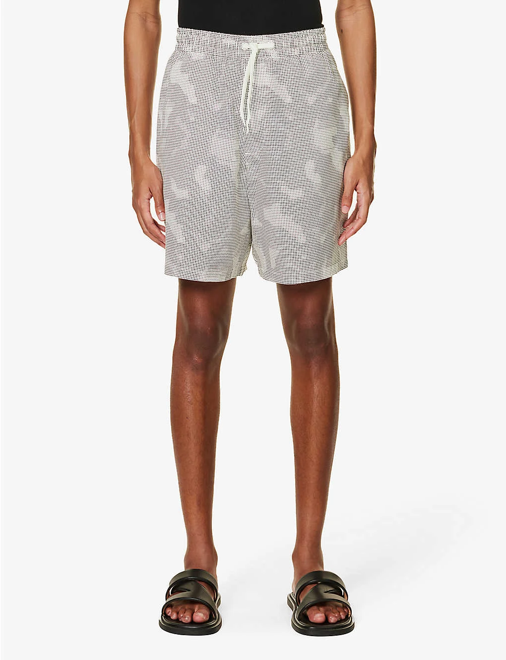 Emporio Armani Camo-pattern Elasticated-waist Shell Shorts - Image 3