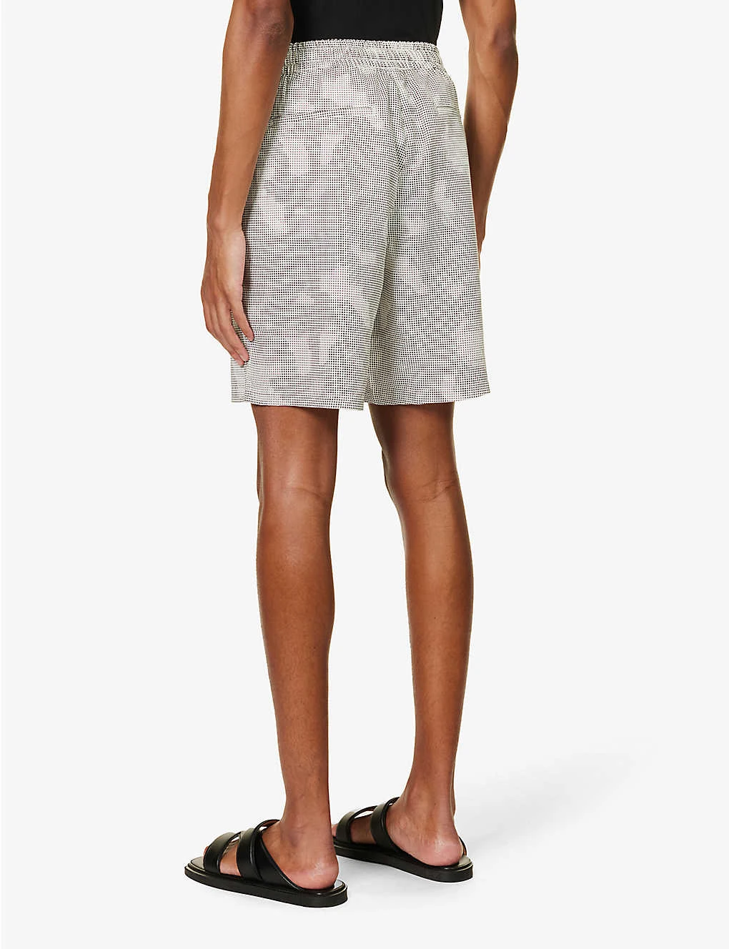 Emporio Armani Camo-pattern Elasticated-waist Shell Shorts - Image 4