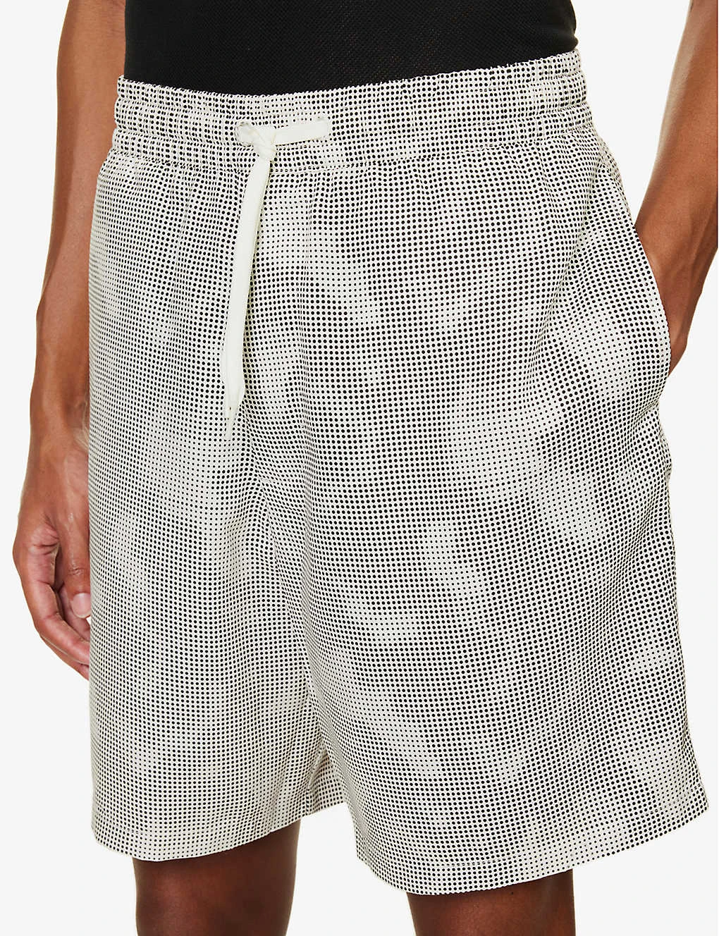 Emporio Armani Camo-pattern Elasticated-waist Shell Shorts - Image 5