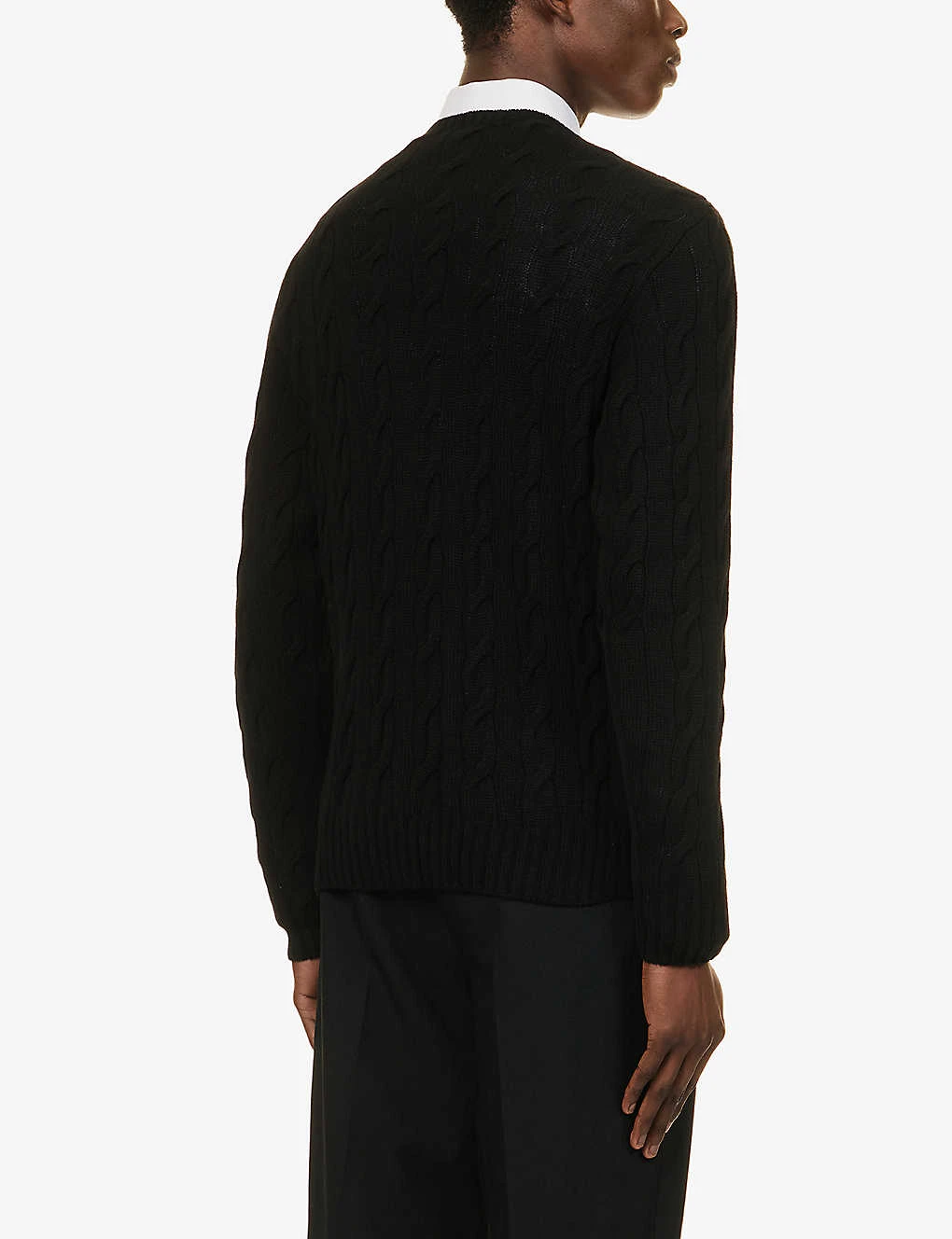 Cable-knit Regular-fit Cashmere-knit Jumper - Image 4