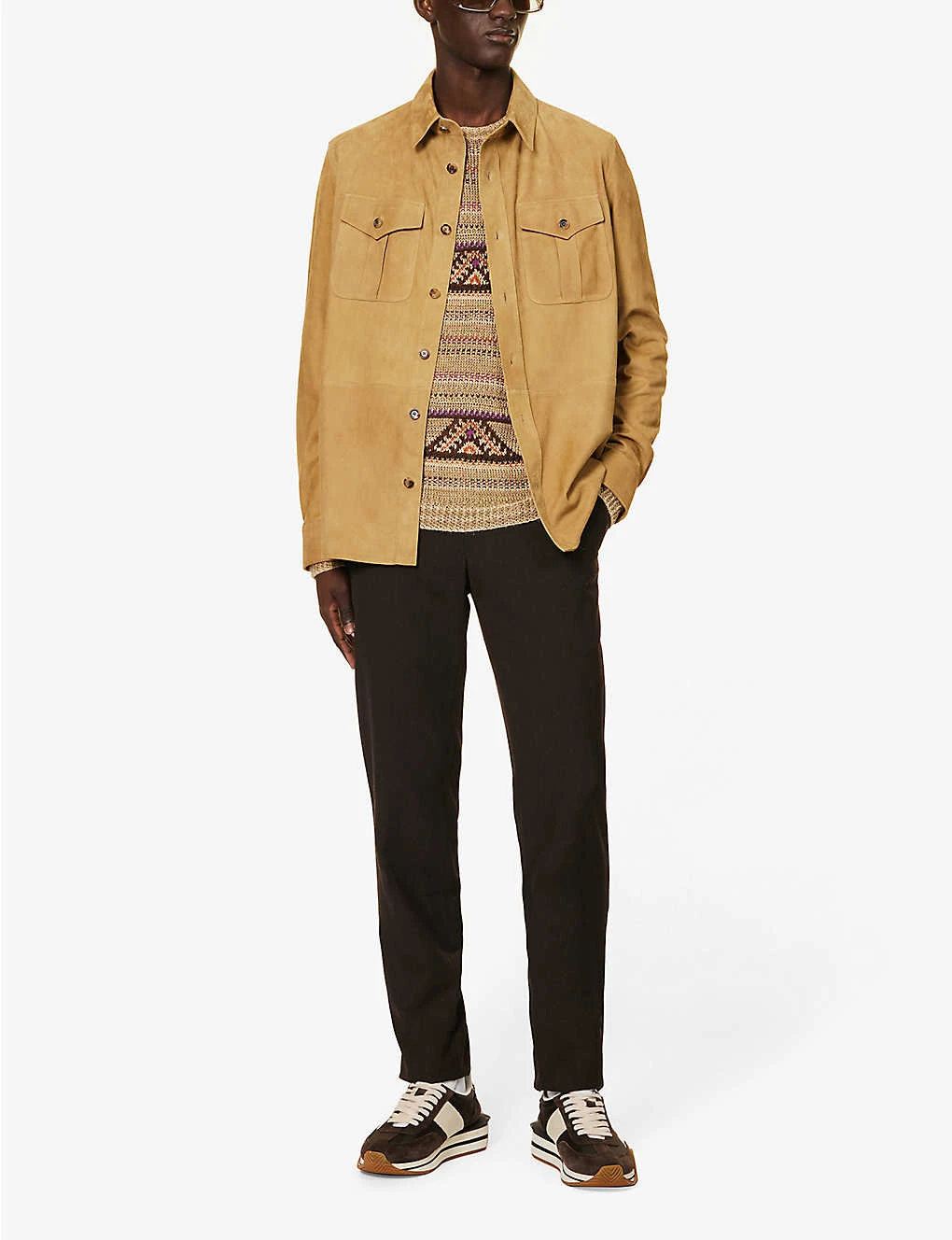 Striped Relaxed-fit Linen And Silk-blend Jumper - Image 2