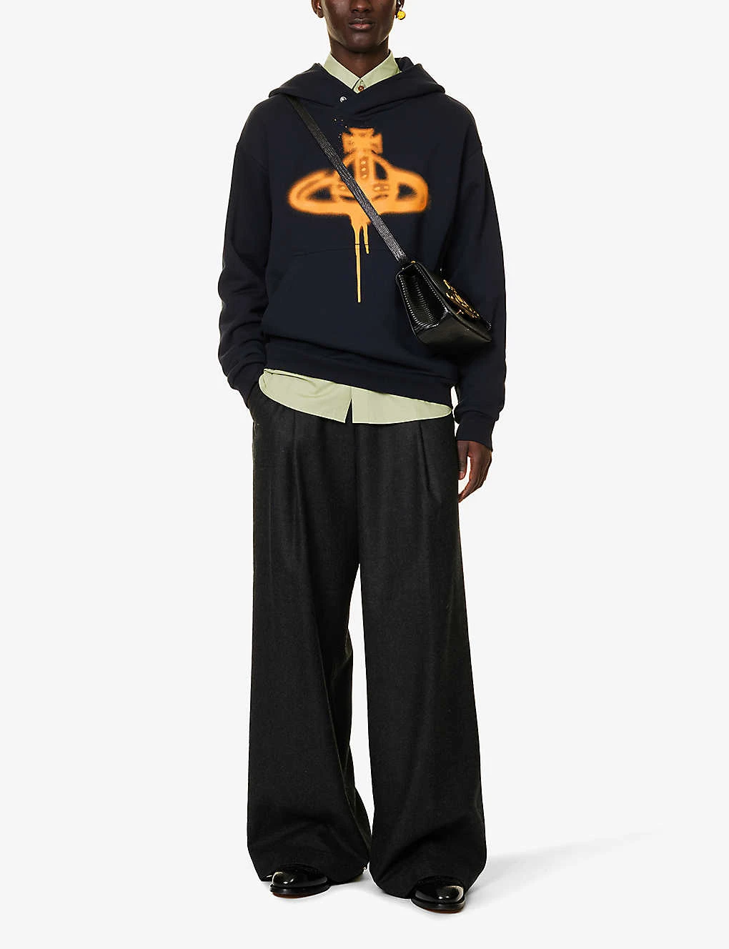 Vivienne Westwood Spray Orb Graphic-print Organic-cotton Hoody - Image 2