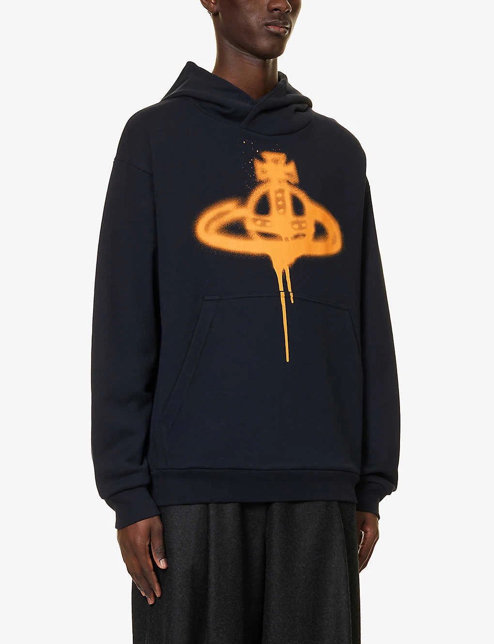 Vivienne Westwood Spray Orb Graphic-print Organic-cotton Hoody - Image 3
