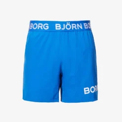 Bjorn Borg Borg Brand-print Stretch-recycled Polyester Shorts