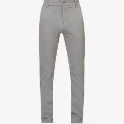 Paige Stafford Slim-leg Mid-rise Stretch-woven Trousers