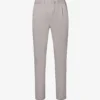 Paige Snider Elasticated-waistband Tapered-leg Regular-fit Stretch-woven Trousers