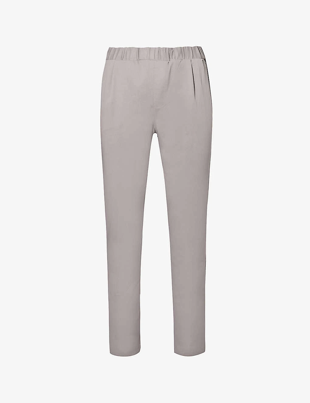 Paige Snider Elasticated-waistband Tapered-leg Regular-fit Stretch-woven Trousers