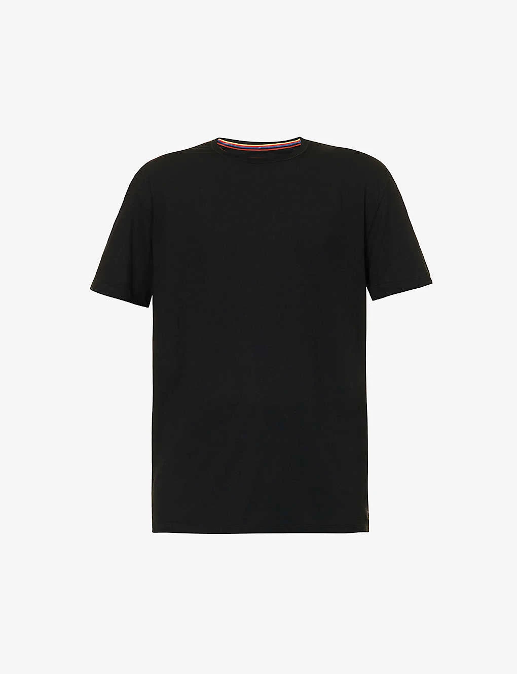 PAUL SMITH Crewneck Brand-embroidered Cotton-jersey T-shirt