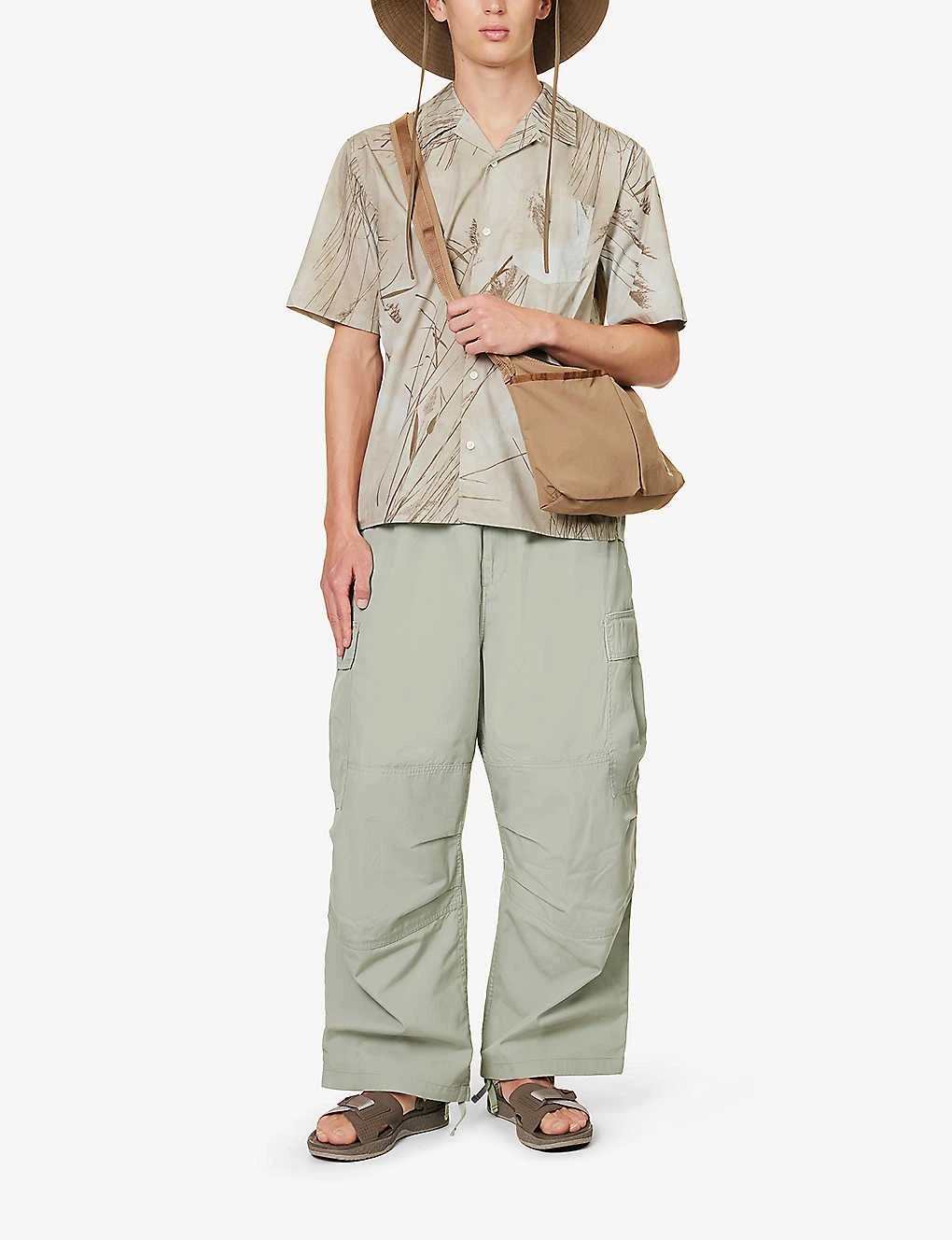 Norse Projects Carsten Graphic-print Boxy-fit Cotton Shirt - Image 2