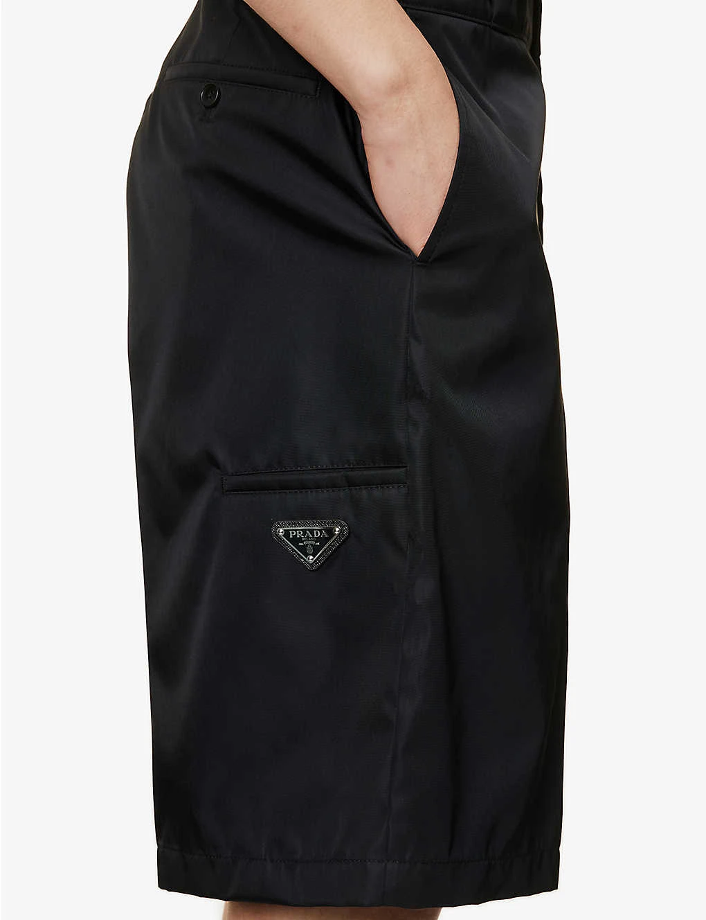 Prada Re-Nylon Brand-plaque Shell Shorts - Image 5